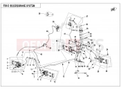 CFMOTO 2018 ATV CFORCE 450 (CF400AU-B) BRAKE SYSTEM(RH,SPLIT) - F08-D