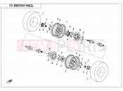 CFMOTO 2019 ATV CFORCE 450 (CF400AU-B) FRONT WHEEL - F07