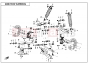 CFMOTO 2020 ATV CFORCE 450 (CF400AU-B) FRONT SUSPENSION - F05-V2