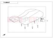 CFMOTO 2020 ATV CFORCE 450 (CF400AU-B) SEAT - F13