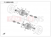 CFMOTO CFORCE 450 (CF400AU-L) REAR WHEEL - F11