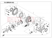 CFMOTO CFORCE 450 (CF400AU-L) REAR AXLE - F33