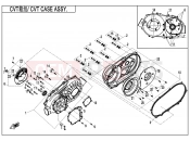 CFMOTO CFORCE 450 (CF400AU-L) CVT CASE ASSY. - E01-3-V2