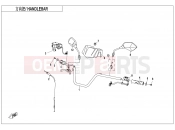 CFMOTO CFORCE 450 (CF400AU-L) HANDLEBAR(4WD) - F10-1-A