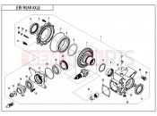 CFMOTO CFORCE 450 (CF400AU-L) REAR AXLE - F33-V2