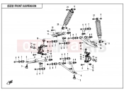 CFMOTO 2021 ATV CFORCE 450 (CF400AU-L) FRONT SUSPENSION(NA) - F05-B-V2