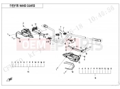 CFMOTO 2021 ATV CFORCE 450 (CF400AU-L) HAND GUARD - F10-3-V3