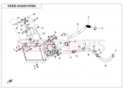 CFMOTO 2021 ATV CFORCE 450 (CF400AU-L) COOLING SYSTEM - F18-V3