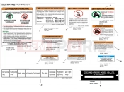 CFMOTO 2021 ATV CFORCE 450 (CF400AU-L) WARNING DECAL(RUSSIA) - F19-2-D