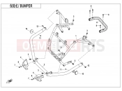 CFMOTO 2021 ATV CFORCE 450 (CF400AU-L) BUMPER(ONLY FOR CANADA) - F23-B-V2