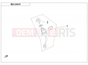CFMOTO CFORCE 400 (CF400AU-SF) LOCK KIT - F01