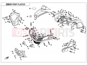 CFMOTO CFORCE 400 (CF400AU-SF) FRONT PLASTICS - F04-1