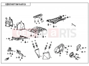 CFMOTO CFORCE 400 (CF400AU-SF) BOTTOM PLASTICS - F04-4-V4
