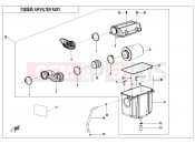 CFMOTO CFORCE 400 (CF400AU-SF) AIR FILTER ASSY - F41