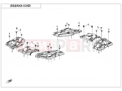 CFMOTO CFORCE 450 (CF400AZ-3L) RACK COVER(PLASTIC) - F14-B-2