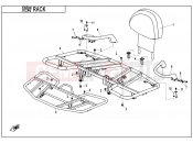 CFMOTO CFORCE 520 (CF500ATR-2L [T3a] ) RACK - F14-V2