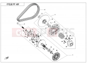 CFMOTO CFORCE 520 (CF500ATR-2L [T3a] ) CVT ASSY - E05-V2