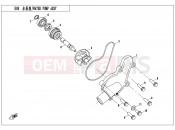 CFMOTO CFORCE 520 (CF500ATR-2L [T3a] ) WATER PUMP ASSY. - E08