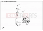 CFMOTO CFORCE 520 (CF500ATR-2L [T3b] ) FUEL INJECTION SYSTEM - F15-3-V1