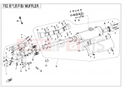 CFMOTO CFORCE 520 (CF500ATR-2S [T3a] ) MUFFLER - F02