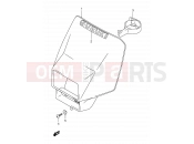 SUZUKI DR-Z250 K1 (2001) (E03,E28,E33) 35 - HEADLAMP COVER (MODEL K1)
