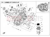 CFMOTO CFORCE 550 (CF500ATR-3) LEFT CRANKCASE ASSY. - E01-1