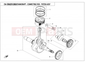 CFMOTO CFORCE 550 (CF500ATR-3) CRANKSHAFT @^ CONNECTING ROD @^ PISTON ASSY - E04