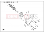 CFMOTO CFORCE 550 (CF500ATR-3) WATER PUMP ASSY. - E08