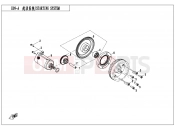 CFMOTO CFORCE 550 (CF500ATR-3) STARTING SYSTEMï¼WITHOUT RECOIL STARTï¼ - E09-A