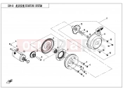 CFMOTO CFORCE 550 (CF500ATR-3) STARTING SYSTEM(WITH RECOIL START) - E09-B