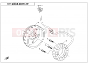 CFMOTO 2018 ATV CFORCE 550 (CF500ATR-3) MANGETO ASSY.( FOR EPS) - E03-B