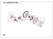 CFMOTO 2018 ATV CFORCE 550 (CF500ATR-3) STARTING SYSTEMï¼WITHOUT RECOIL STARTï¼ - E09-A