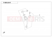 CFMOTO 2019 ATV CFORCE 550 (CF500ATR-3) LOCK KIT - F01