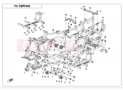 CFMOTO 2019 ATV CFORCE 550 (CF500ATR-3) FRAME - F03-V1