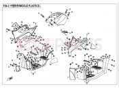 CFMOTO 2019 ATV CFORCE 550 (CF500ATR-3) MIDDLE PLASTIC - F04-2