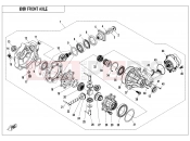 CFMOTO 2019 ATV CFORCE 550 (CF500ATR-3) FRONT AXLE - F31-V2