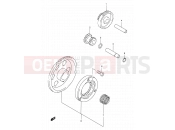 SUZUKI DR-Z250 K2 (2002) (E03,E28,E33) 8 - STARTER CLUTCH