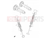 SUZUKI DR-Z250 K2 (2002) (E03,E28,E33) 10 - CAM SHAFT/VALVE