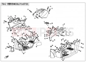 CFMOTO CFORCE 550 (CF500AU-6B) MIDDLE PLASTIC - F04-2