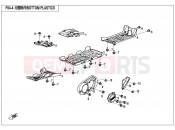 CFMOTO CFORCE 550 (CF500AU-6B) BOTTOM PLASTIC - F04-4