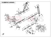 CFMOTO CFORCE 550 (CF500AU-6B) FRONT SUSPENSION - F05