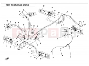 CFMOTO CFORCE 550 (CF500AU-6B) BRAKE SYSTEM(LH,ORDINARY PLUG) - F08-A