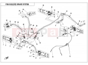 CFMOTO CFORCE 550 (CF500AU-6B) BRAKE SYSTEM(LH,SUMITOMO PLUG) - F08-B