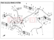 CFMOTO CFORCE 550 (CF500AU-6B) BRAKE SYSTEM(RH,ORDINARY PLUG) - F08-E