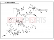 CFMOTO CFORCE 550 (CF500AU-6B) BUMPER - F23