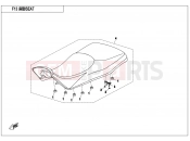 CFMOTO CFORCE 500 (CF500AU-6L) SEAT - F13