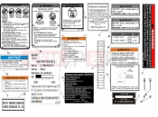 CFMOTO CFORCE 500 (CF500AU-6L) WARNING DECALS(CANADA) - F19-2-D