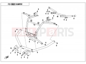 CFMOTO CFORCE 500 (CF500AU-6L) BUMPER - F23