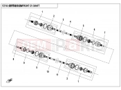 CFMOTO CFORCE 500 (CF500AU-6L) FRONT CV SHAFT(SPS) - F27-B