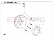 CFMOTO CFORCE 500 (CF500AU-6L) MANGETO ASSY.(FOR EPS) - E03-C